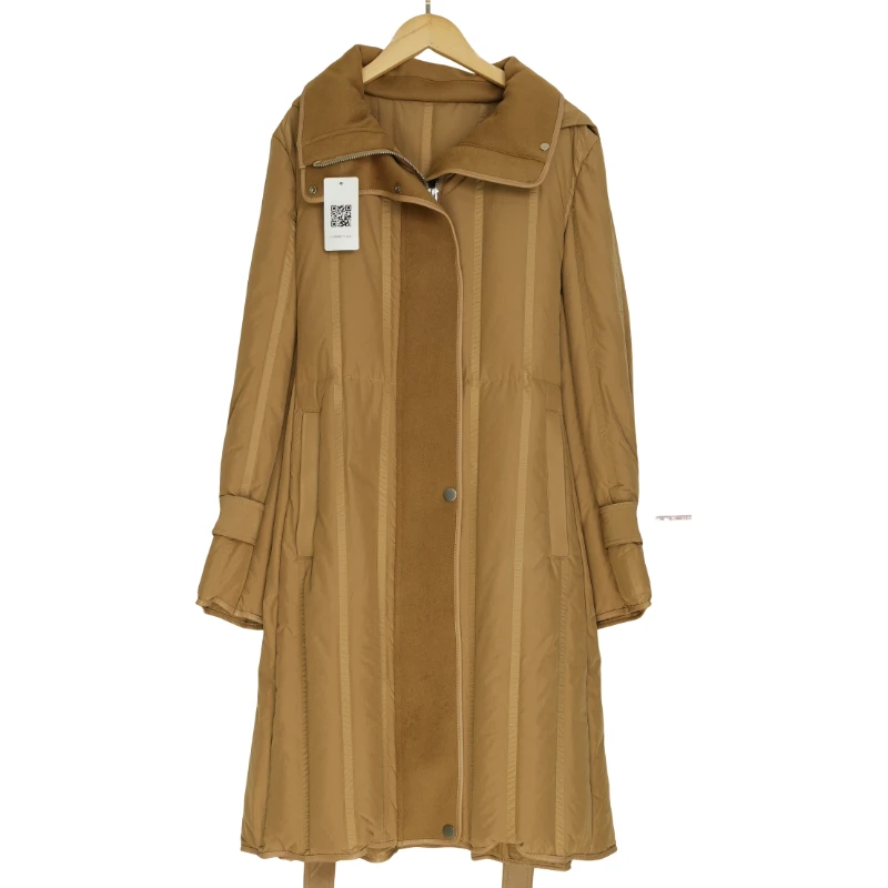 【DS】精选玛菲新款款高端冬季女士驼色防寒服-7701