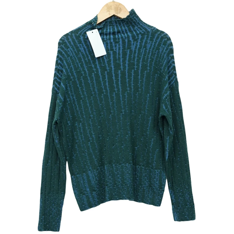 【GL】女装新款洋气通勤秋冬气质英绿女士套头衫-D064