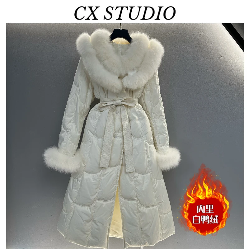 编码18 经典收腰轻奢时尚冬季羽绒服（定制女装）MY916A