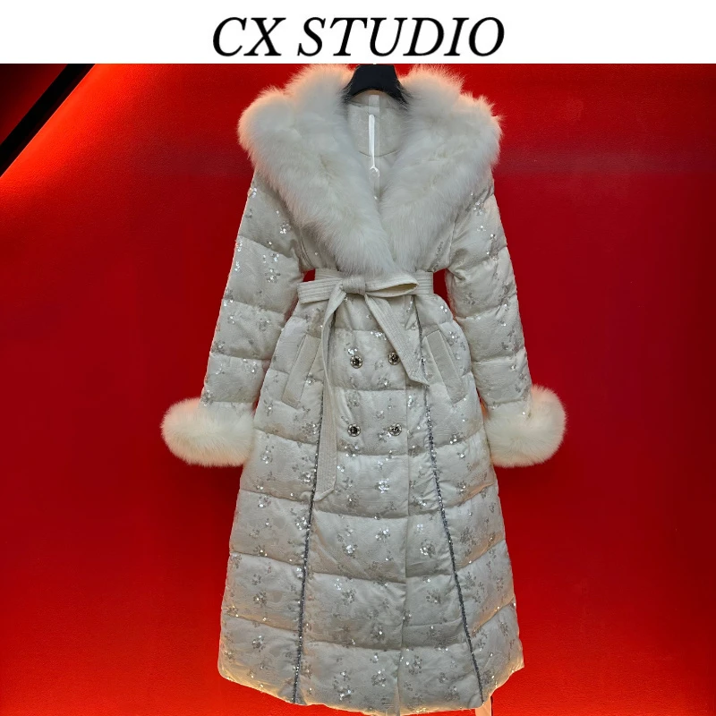 编码85 经典收腰轻奢时尚冬季羽绒服（定制女装）OS9951