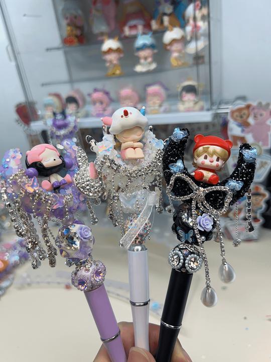 （现拍链接）diy萌粒串珠笔创意手工笔