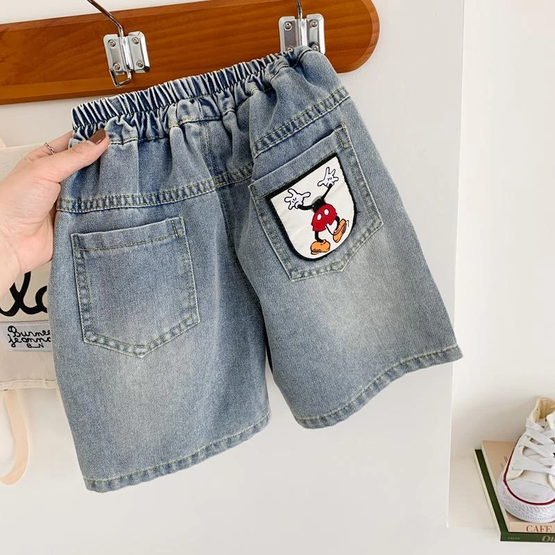 儿童牛仔短裤夏季2025新款男童帅气休闲百搭中裤小男孩五分裤潮酷