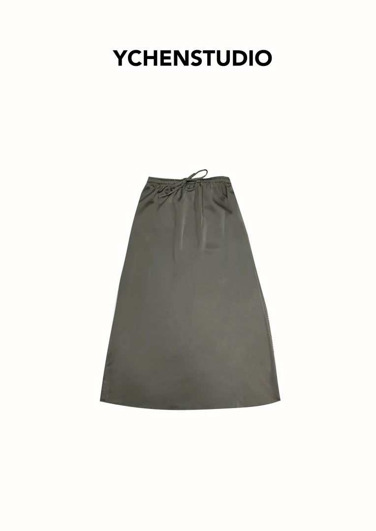 YCHENSTUDIO行云流水夏季轻奢显瘦半身裙A8050