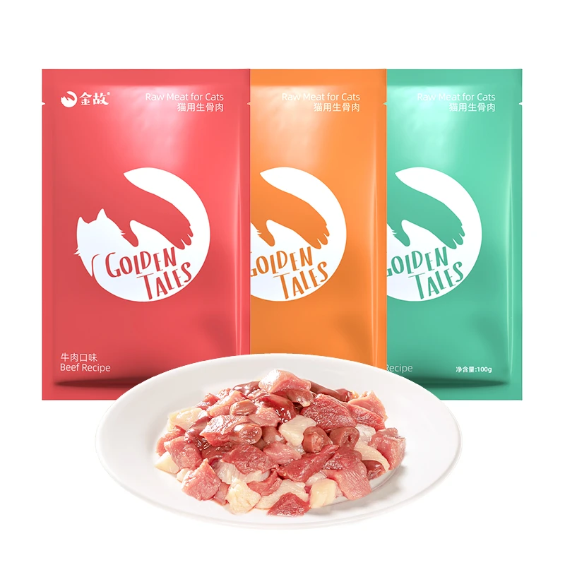 金故生骨肉-猫舍研制猫咪无谷鲜肉全价高蛋白湿粮营养猫饭套餐6kg