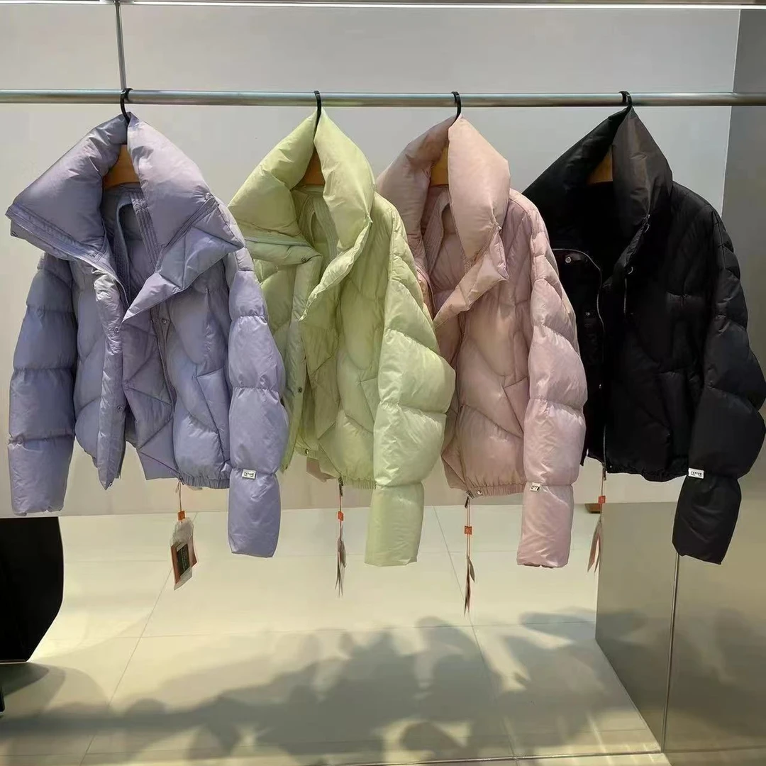 原创高品质中小款加厚棉服