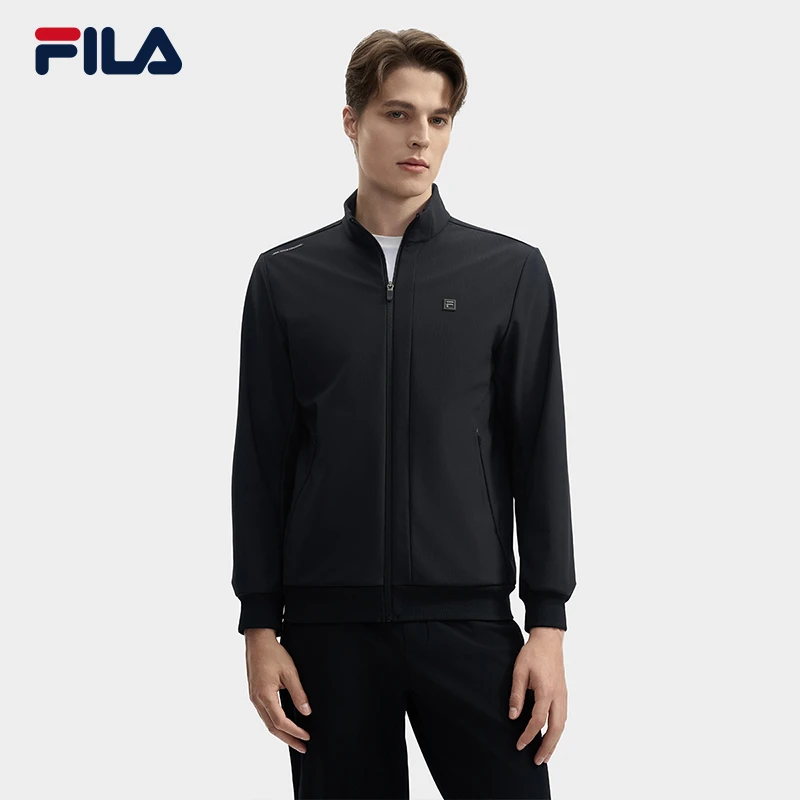 Fila/斐乐男【高端商务休闲外套】秋季舒适立领外套F11M443502F