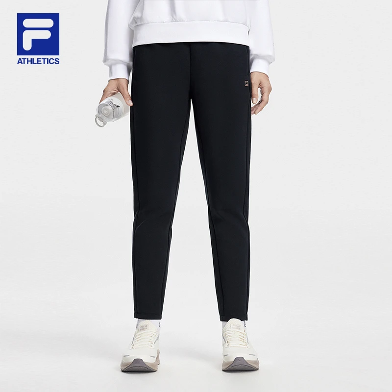 Fila/斐乐女士新款【百搭速干长裤】春季休闲针织运动裤A11W 341606