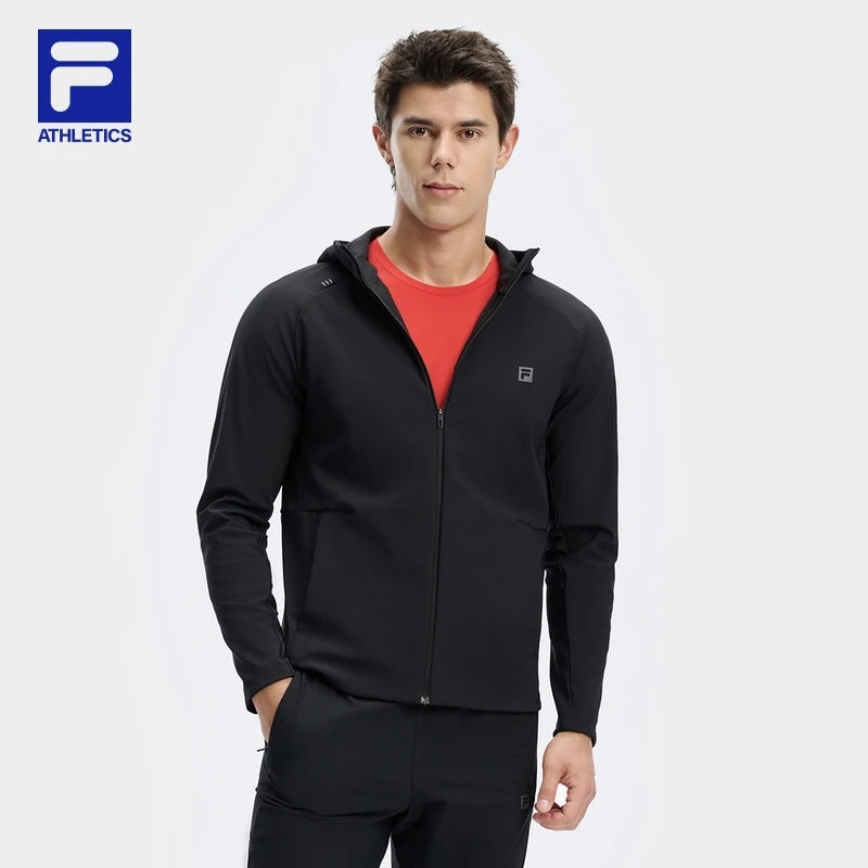 Fila/斐乐男款【商务休闲百搭上衣】 新款运动连帽外套 A11M431503F