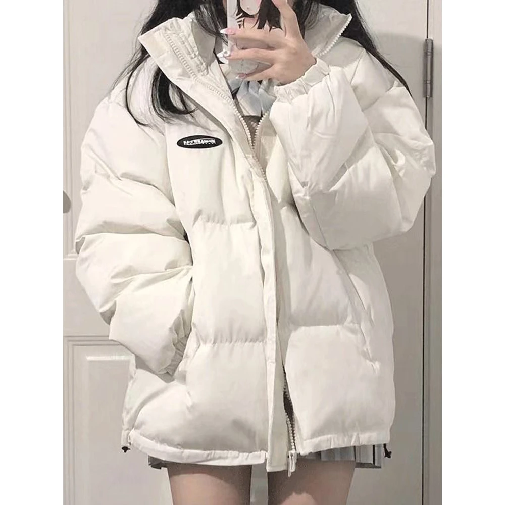 波司登短款白色羽绒服女冬季2023新款小个子宽松韩版学生加厚外套