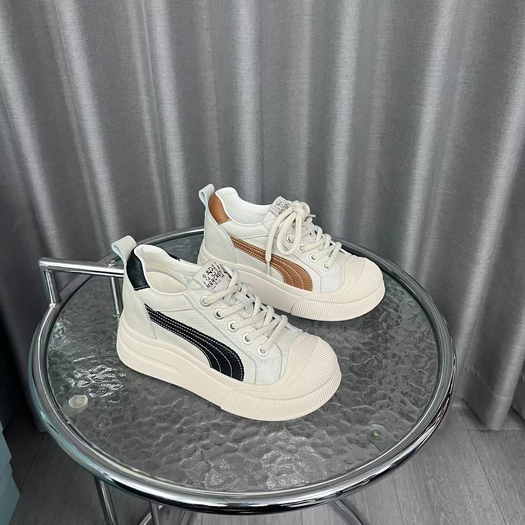 增高8CM 2024年新款时尚百搭厚底内增高潮流休闲女鞋z009-1