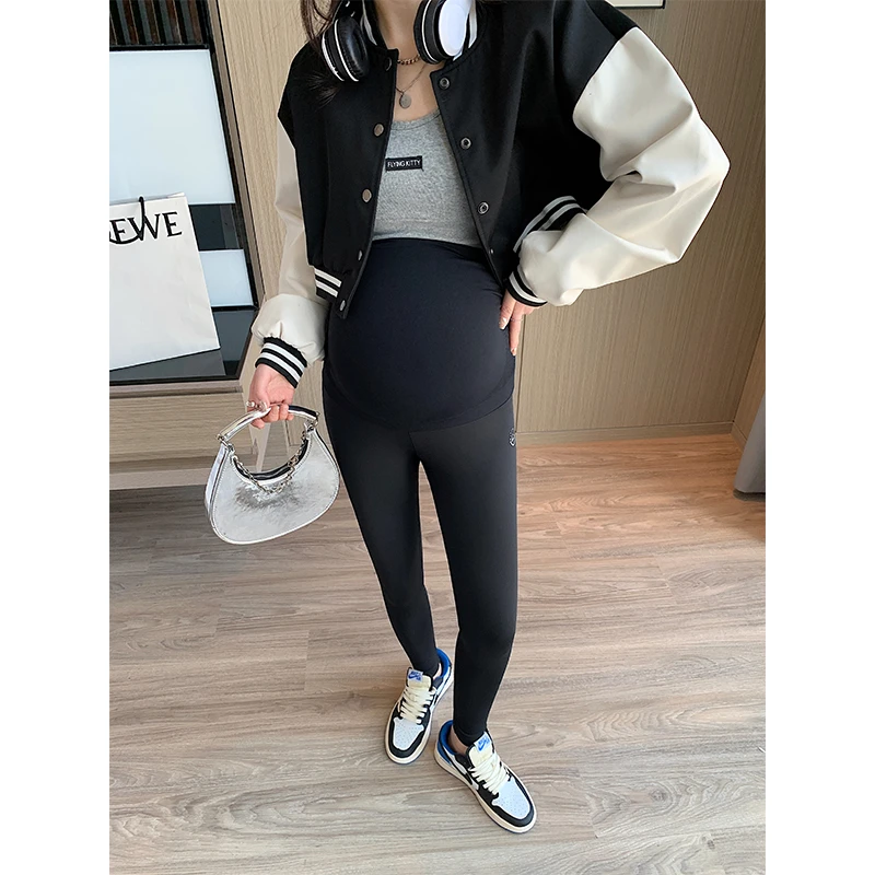夏季无痕莱卡孕妇鲨鱼裤修身显瘦孕妇打底裤芭比瑜伽托腹裤子外穿