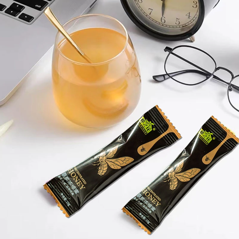 祁之花原浆浓缩蜜蜂蜜便捷装花蜜天然分装方便食用独立包装携带蜜