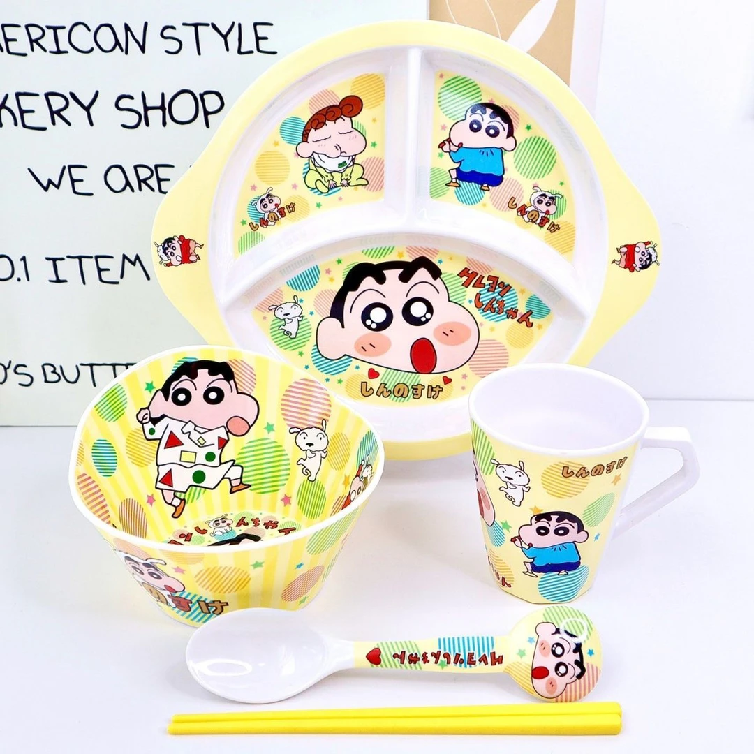 新款创意学生餐具可爱家用防烫耐摔分格餐盘幼儿园小孩辅食吃饭碗