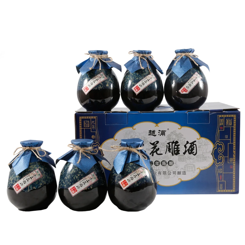 绍兴越浦桥18年花雕酒  一箱6瓶