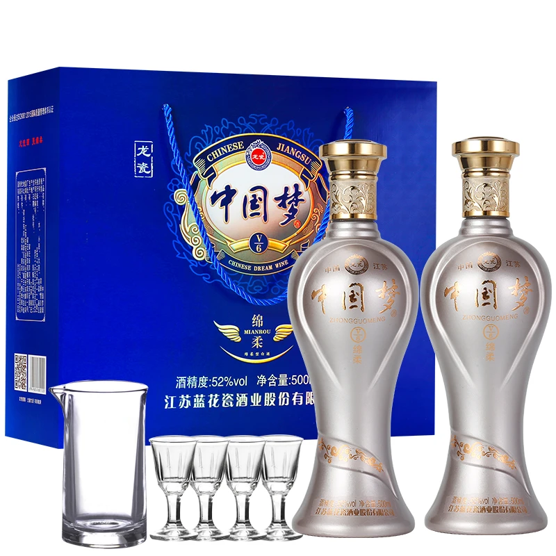 苏冠V6浓香型白酒52度500ml