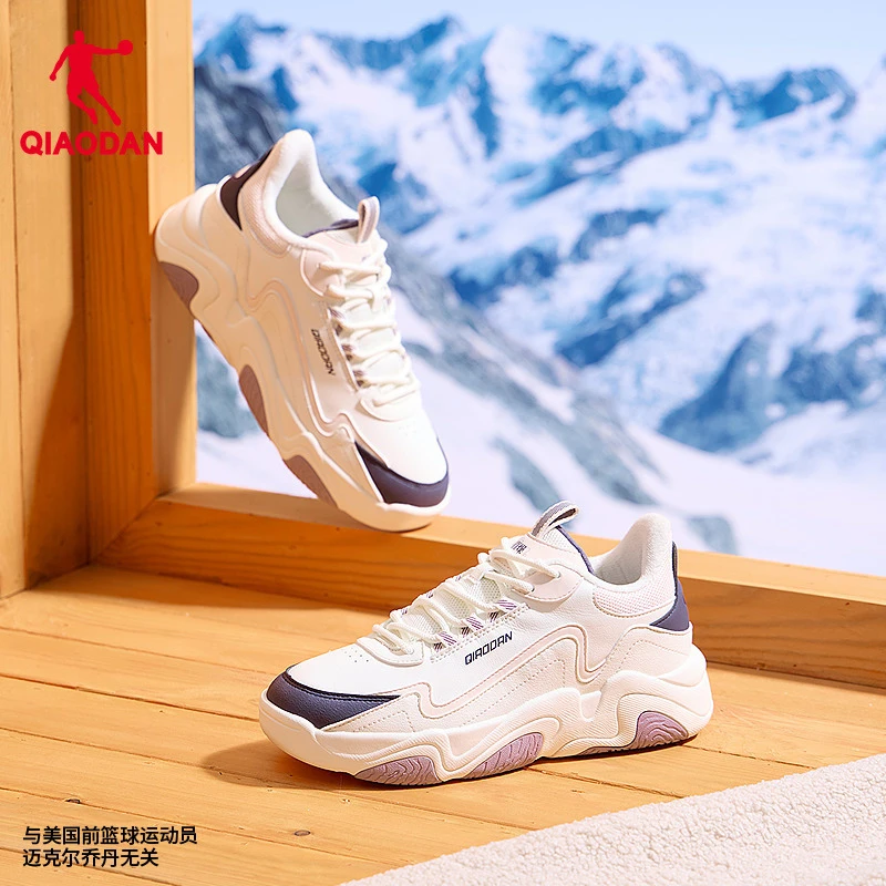 乔丹运动鞋2025年春夏新品低帮加绒棉鞋女款休闲板鞋棉鞋增高男