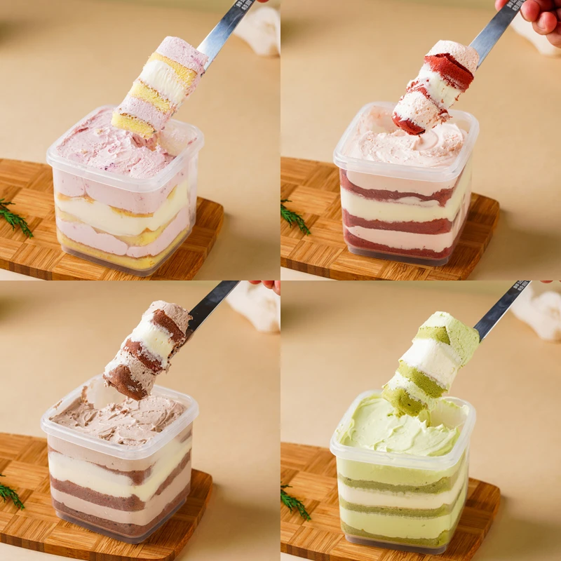 【顺丰快递】冬丫糖网红奶酪罐子蛋糕在送甜品勺多种口味