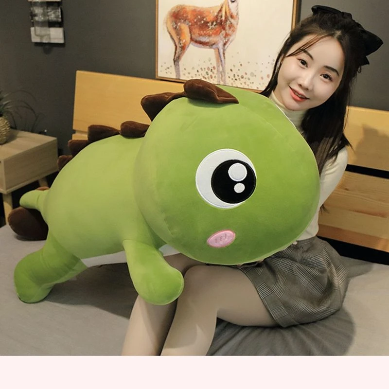 恐龙公仔毛绒玩具玩偶床上睡觉长条夹腿抱枕布娃娃送女生生日礼物