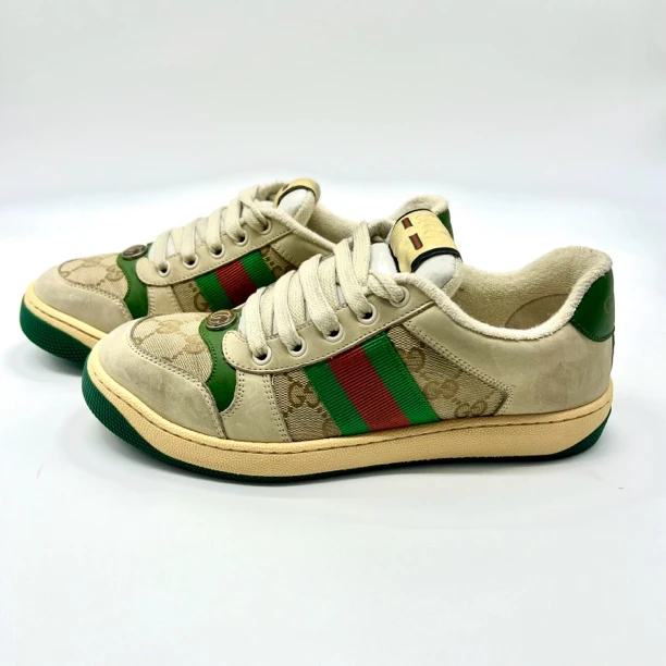 Gucci/古驰/绿尾脏脏鞋女士/37码/非全新