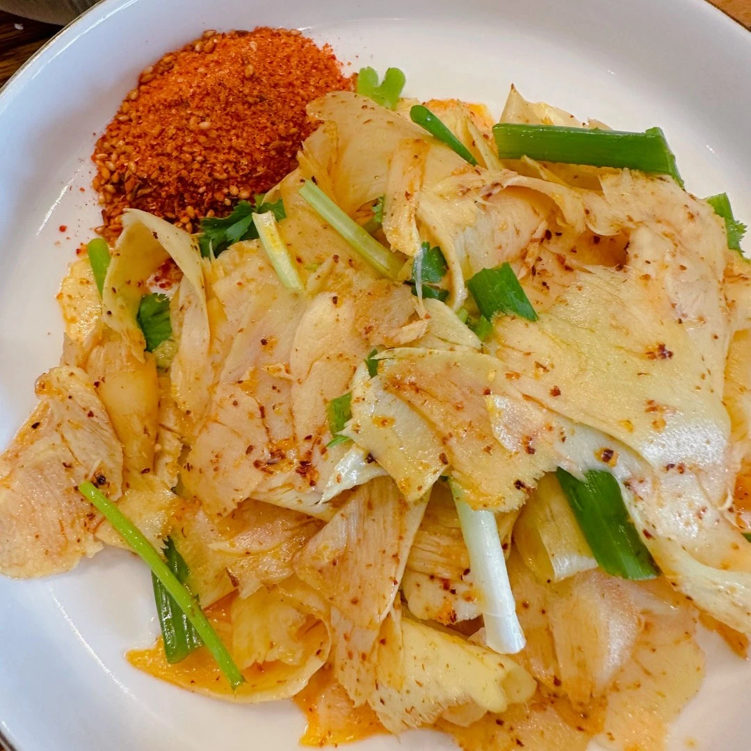 自拌牛板筋延边美食鲜香爽辣韧性十足不硬甜中有辣十分入味100g/