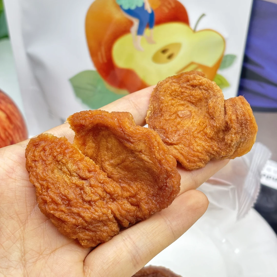 苹果干软糯肉实配料表只有苹果三蒸三晒工艺休闲食品