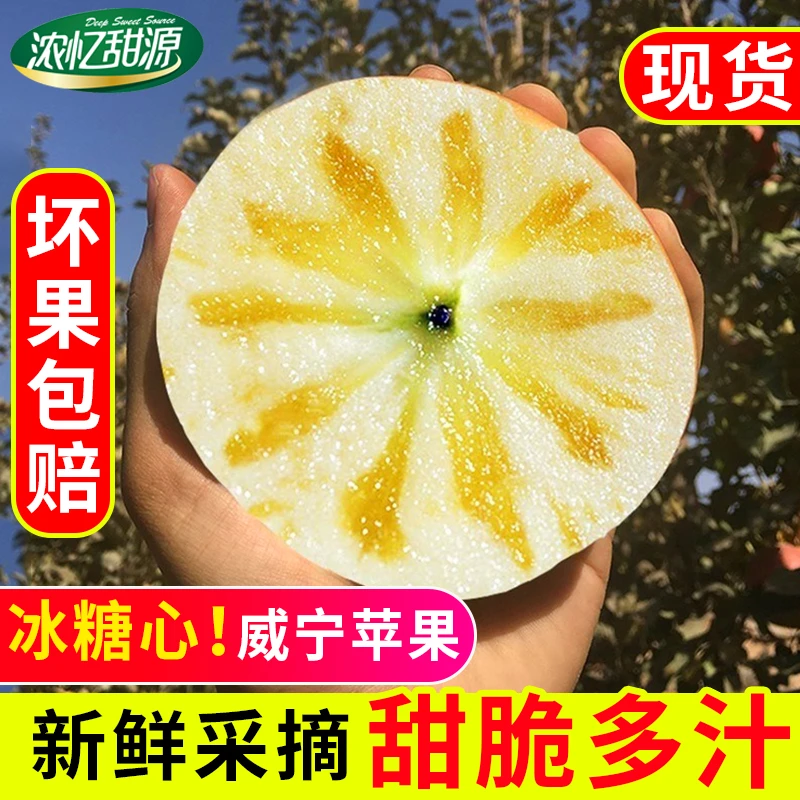 杨华苹果高山生态种植新鲜水果糖心苹果脆甜顺丰威宁冰糖心丑苹果