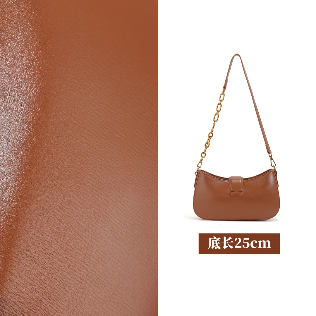 棕色手工包真皮时尚女包 单肩斜挎包 019#