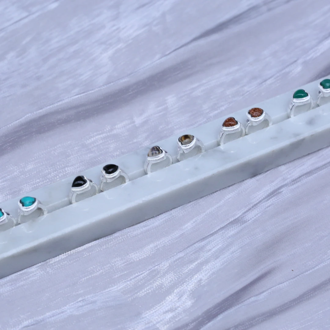 925银耳饰 多色爱心耳扣