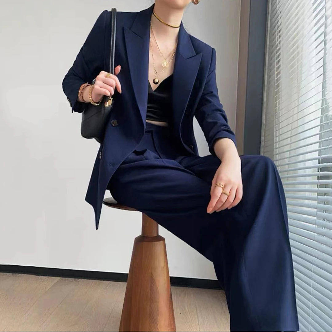 【6528套装-YR】高级感西装女2024新款秋冬时尚气质女神范职业套