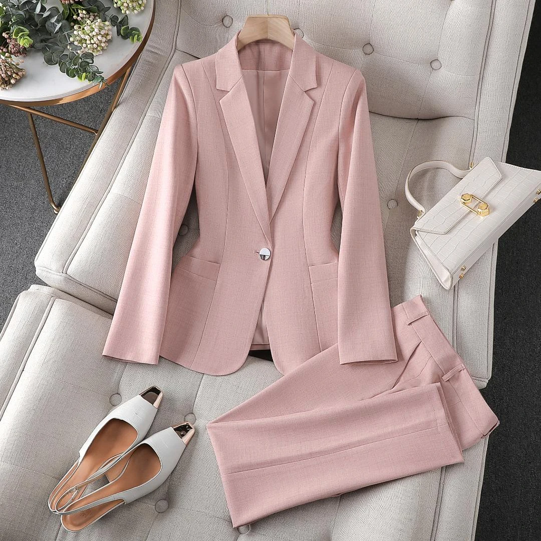 【8899套装-YWZ】职业西装女神范名媛时尚气质女神范正装套装