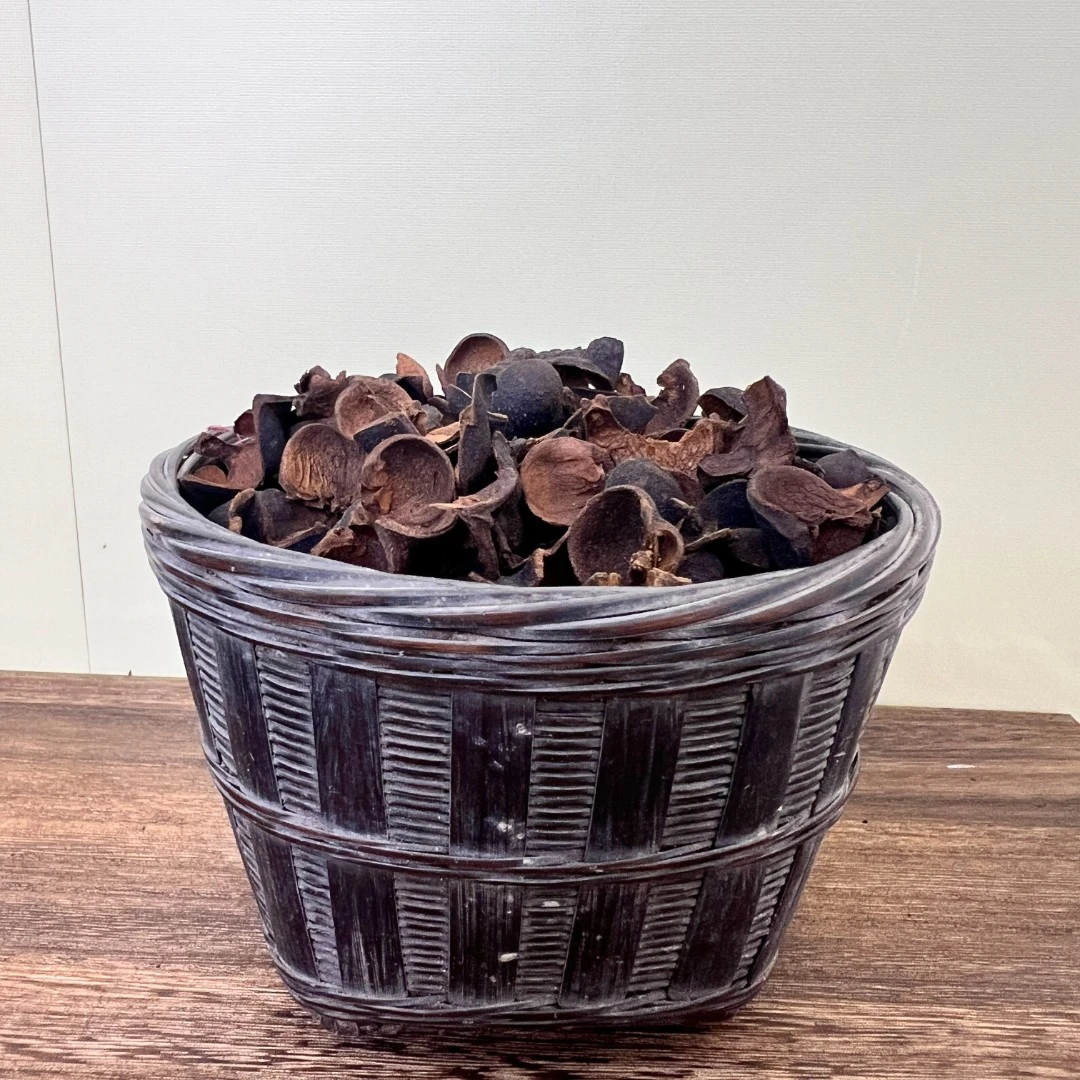 千树六堡茶【六堡老茶果】1989年茶果壳 药香 润肺 农家茶 黑茶