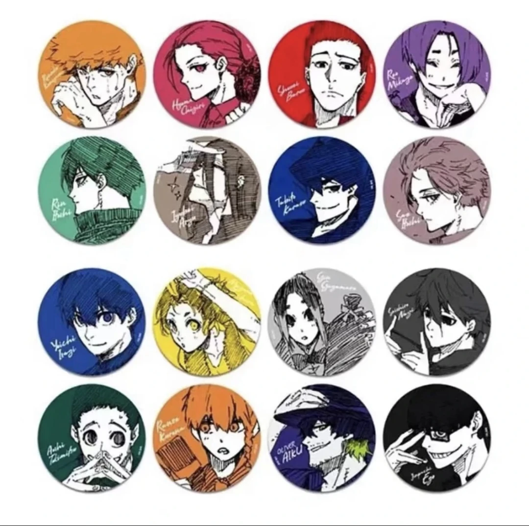 蓝色监狱  蓝锁 日谷现货 原画金属吧唧 盲盒盲袋 （代拆）