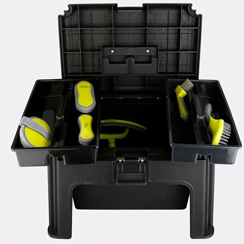 马房工具箱用于存放洗马工具洗澡按摩马刷马清洁工具箱加厚大容量