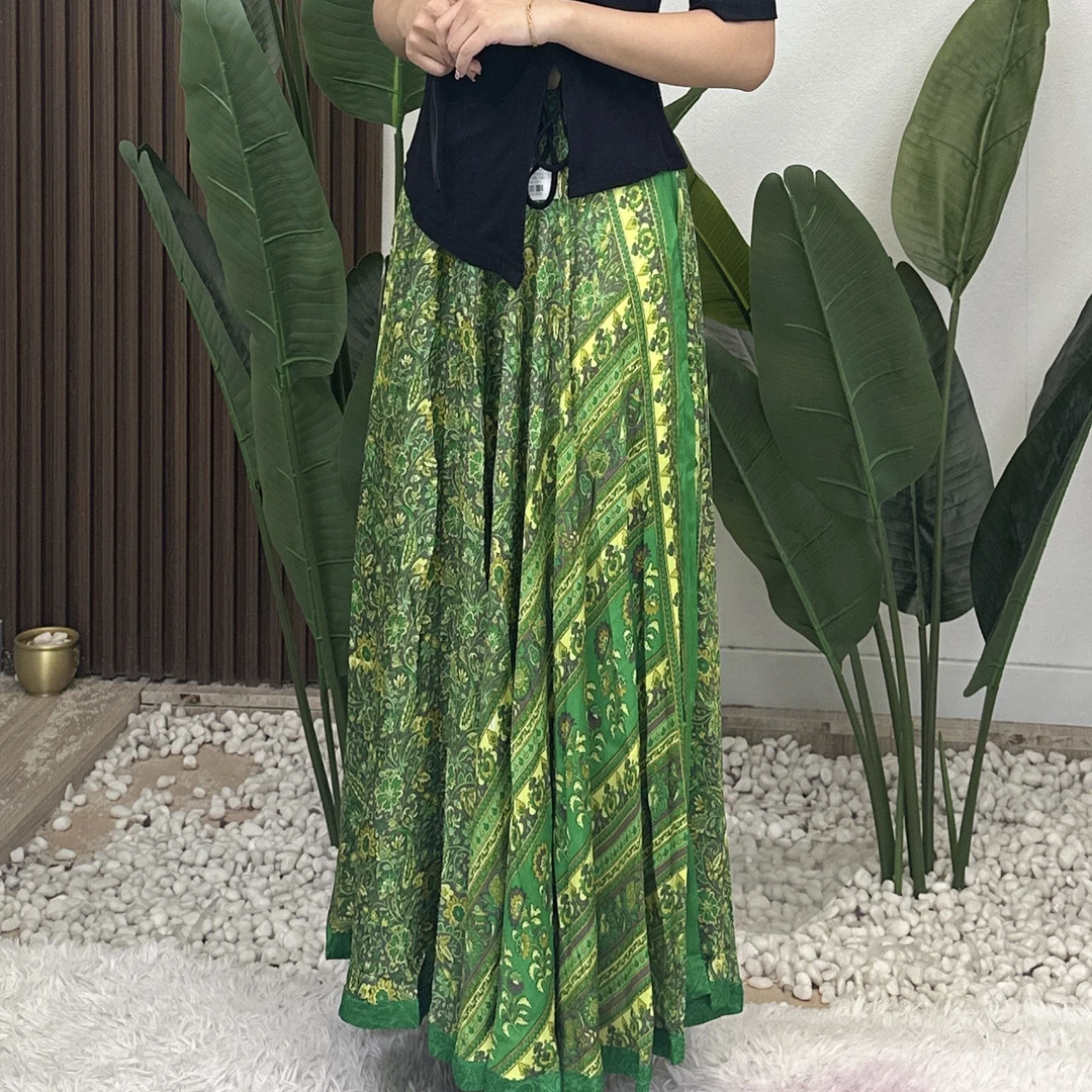 277号绿色，Aarani尼泊尔大摆裙