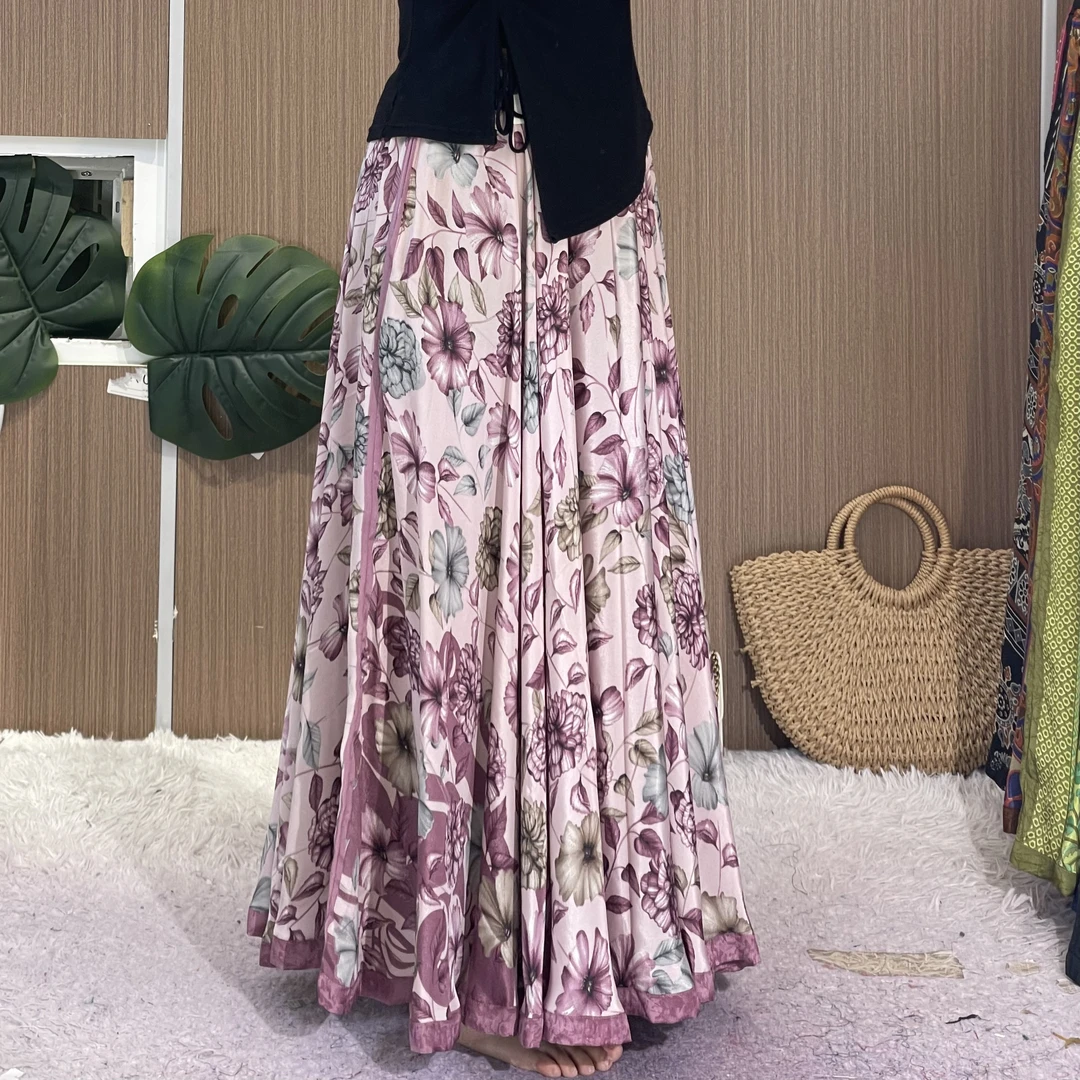 914 号 紫色 艾悦尼Aarani尼泊尔大摆裙