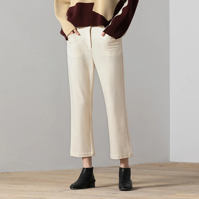 EXCEPTION高腰九分直身瘦裤22-Y3G01