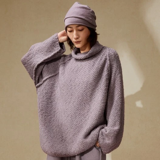 EXCEPTION高领宽松套头AB23-W2D04