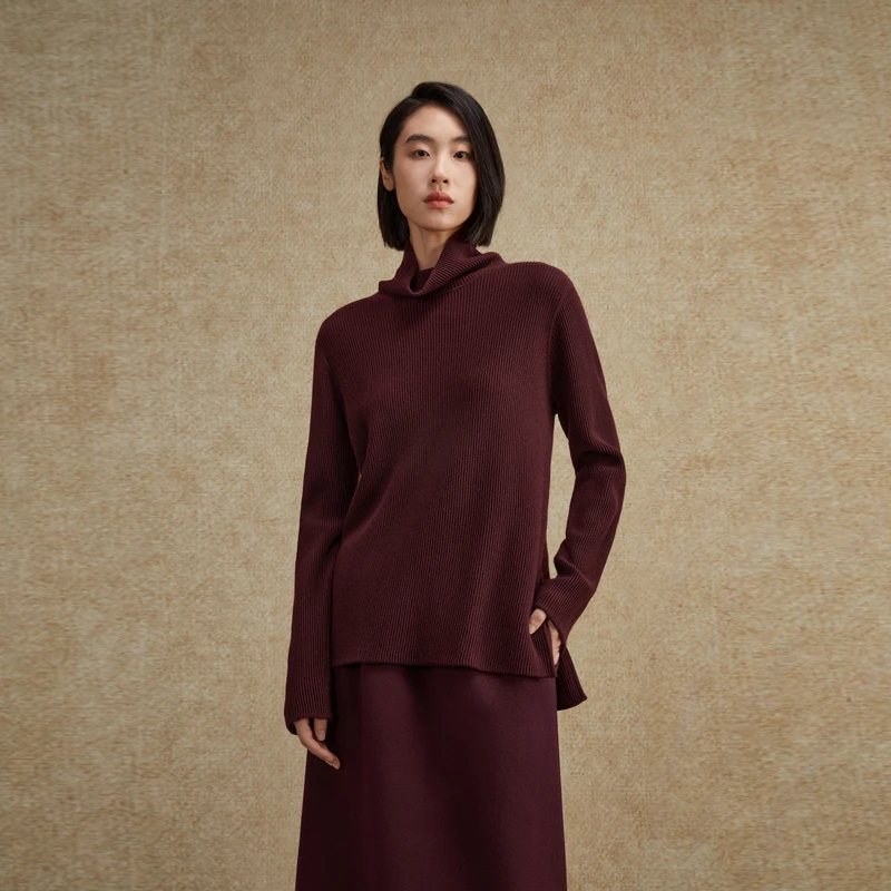 EXCEPTION高领中长款套头AC23-V2D05