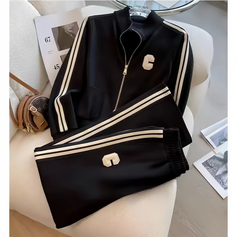 高级感C时尚休闲运动套装女洋气减龄卫衣休闲裤两件套