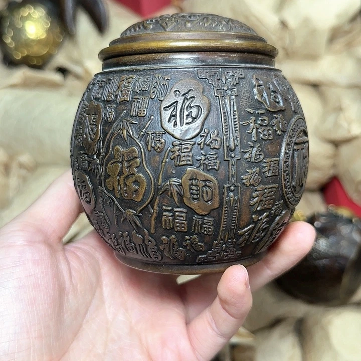 铜质工艺把玩摆件