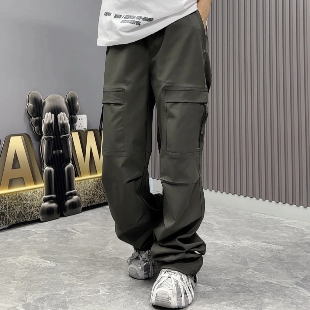 3061男女生潮牌秋冬工装裤美式直筒宽松潮流百搭多口袋秋季休闲裤