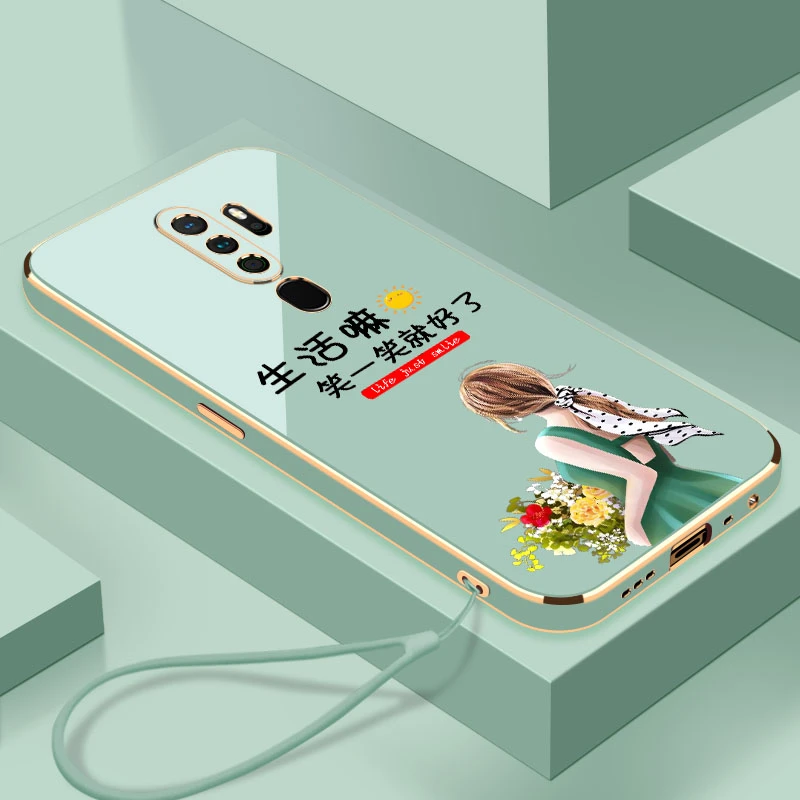 电镀笑一笑适用OPPOA11/A11X手机壳硅胶软壳【镜头保护+送挂绳】