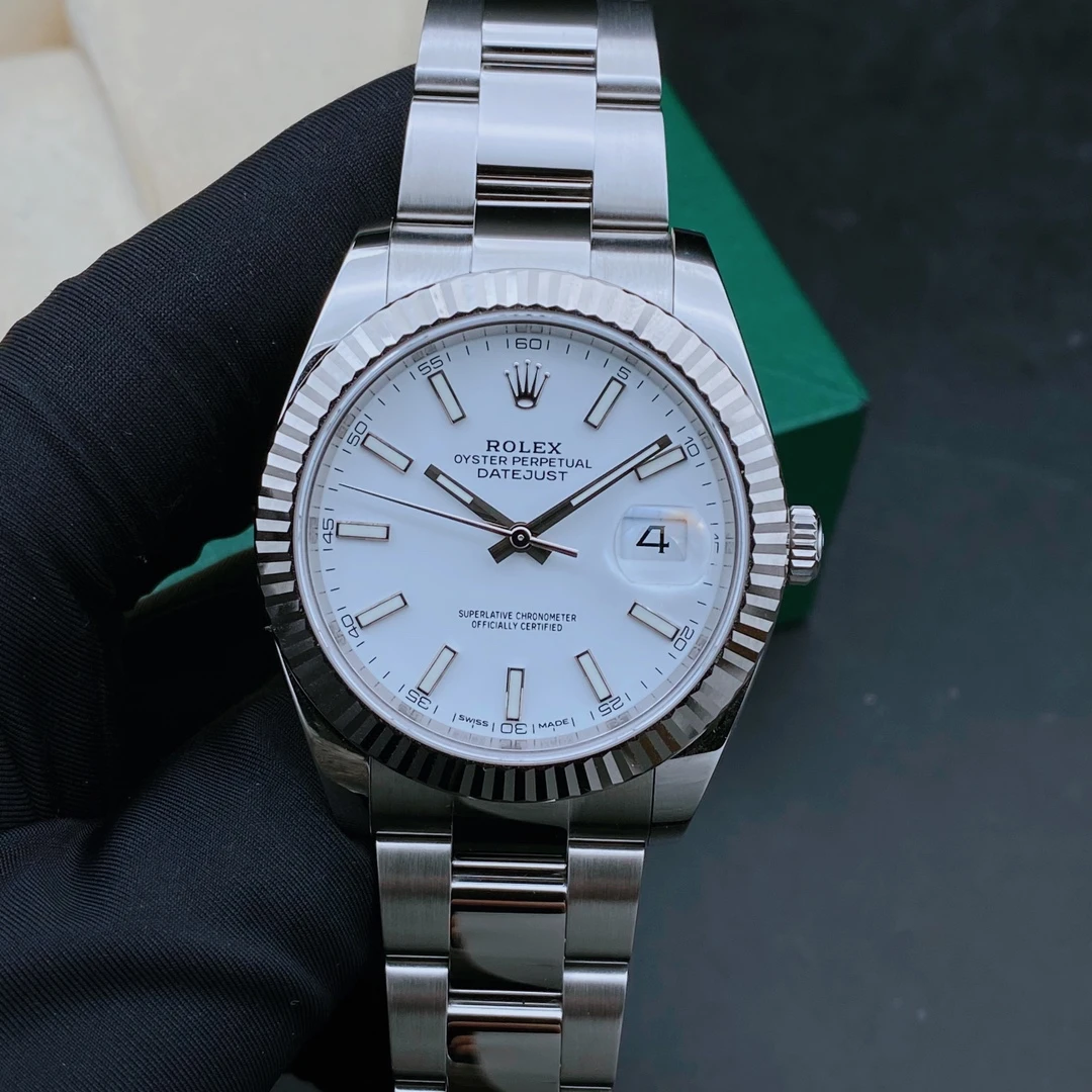 99新 Rolex/劳力士 日志126334/银盘/机械男表/19年全套/表径41