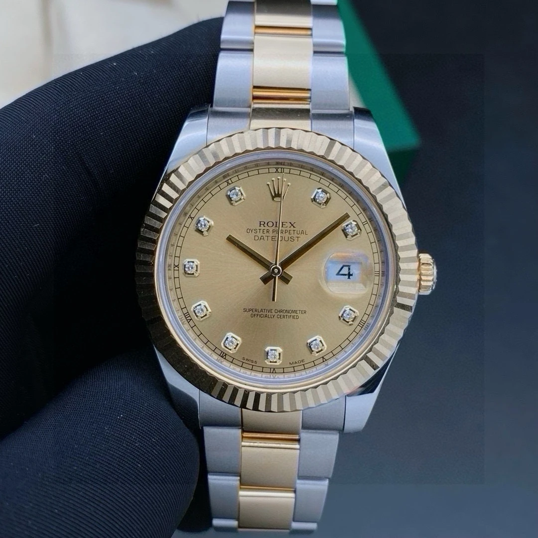 99新 Rolex/劳力士 日志116333/金盘/机械男表/表径41mm