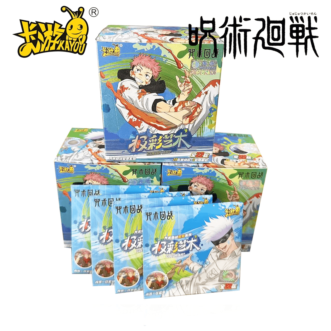 卡游卡游咒术回战极彩艺术徽章盲盒第2弹吧唧系列炫彩玩具正版