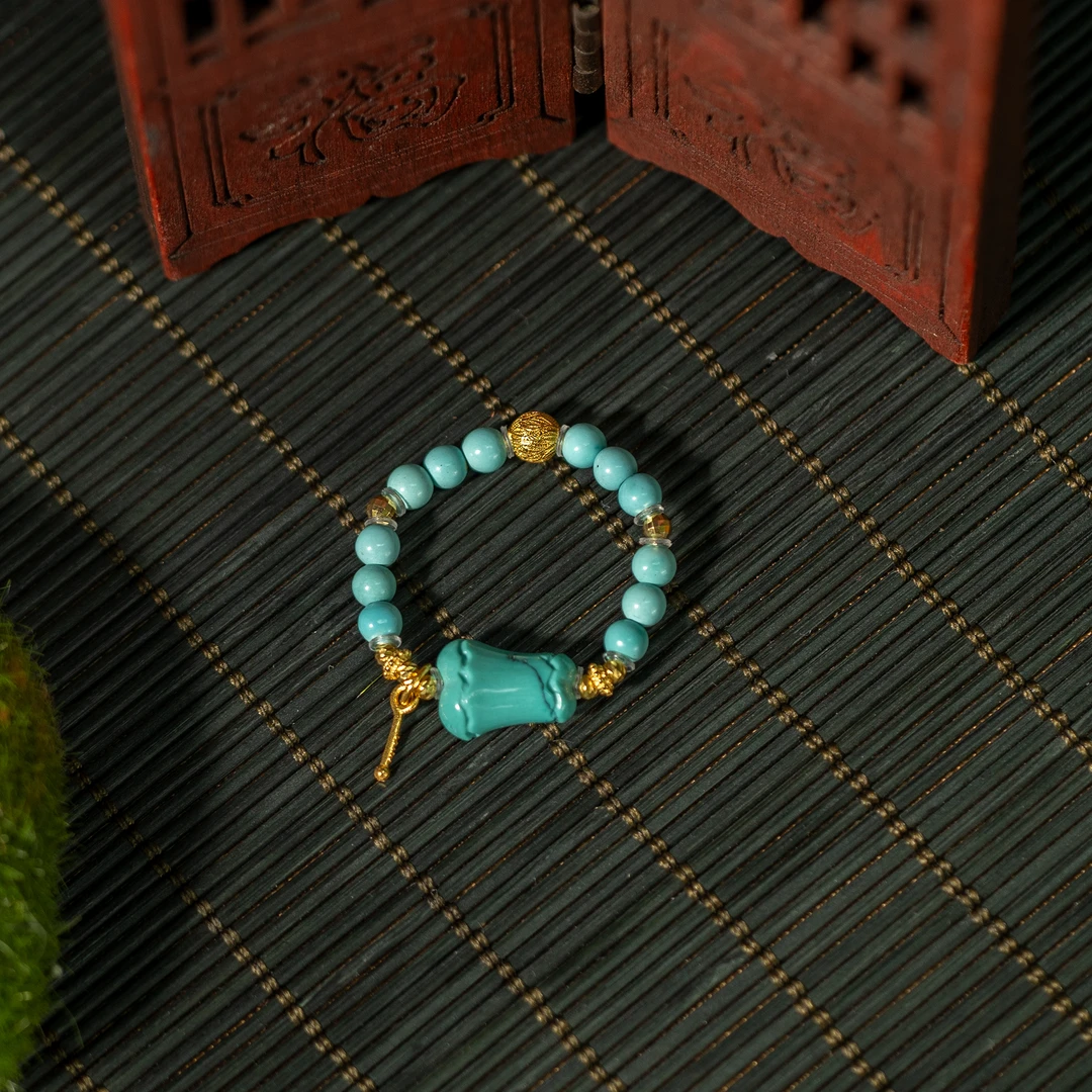 【世间臻宝】18K绿松DIY戒指/Q0956/多样性发一件/11