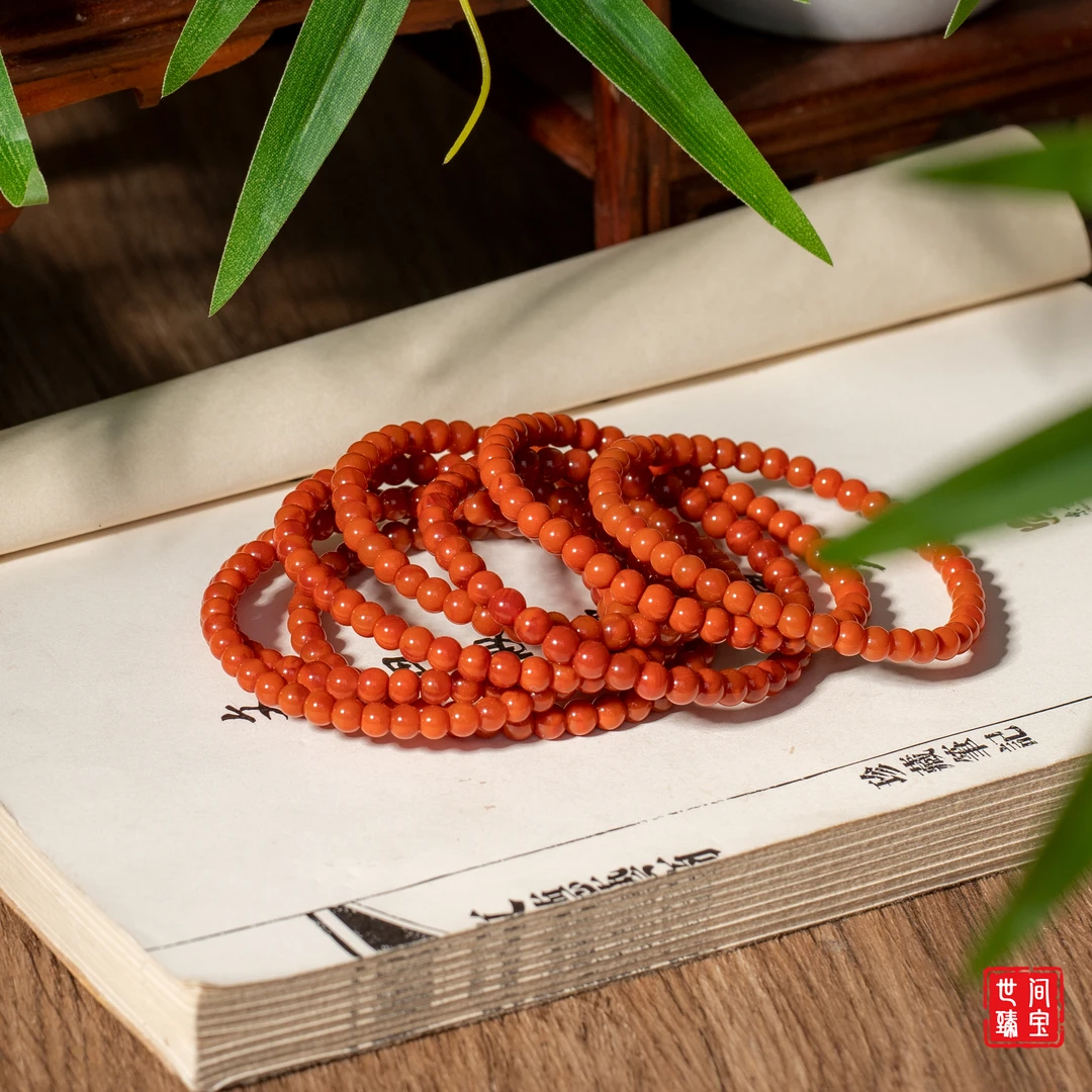 【世间臻宝】特级瓦西苹果手串/P1559/多样性发一件5m