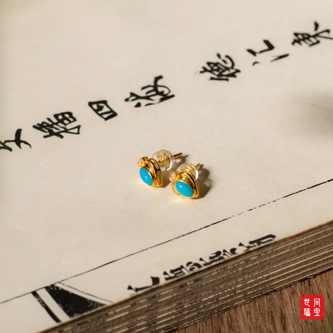 【世间臻宝】18K美松DIY耳钉/DZ0073/多样性发一件