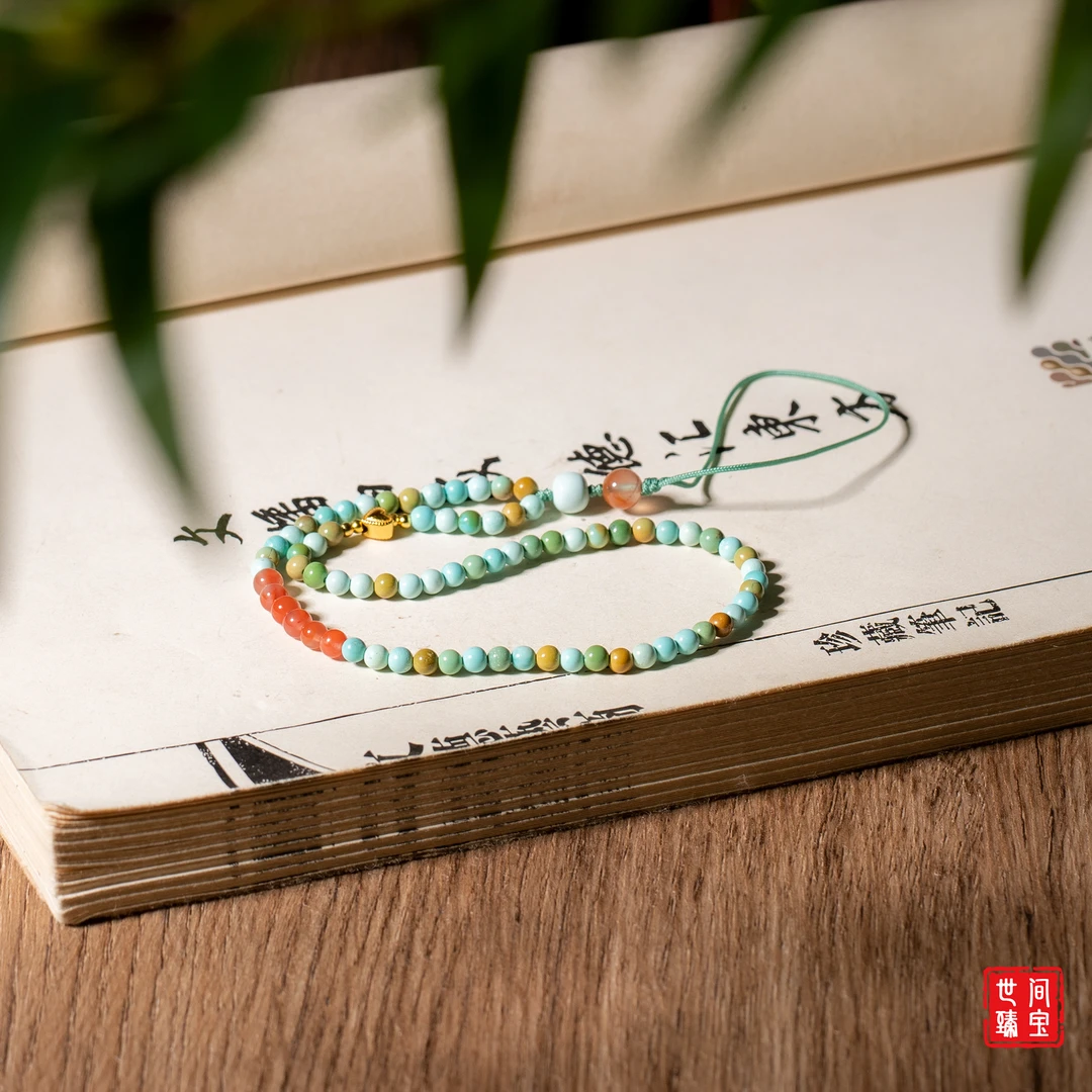 【世间臻宝】S925绿松糖果DIY挂饰/Q0281/多样性发一件