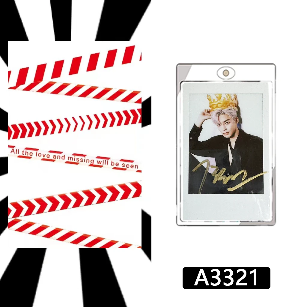 A3321【侯明昊】正品拍立得照片 金签款